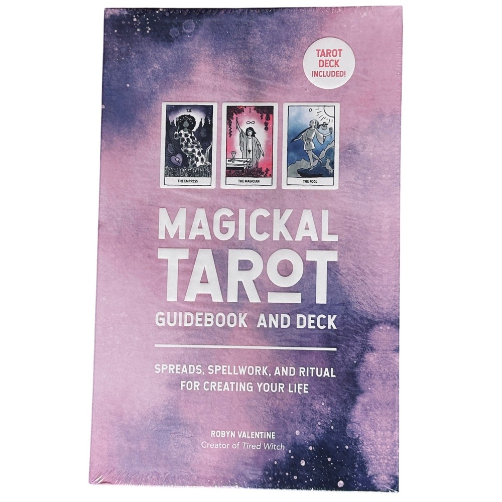 Magickal Tarot Guidebook and Deck by Robyn Valentine New Sealed Box Set